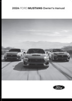 Ford Mustang - Owners Manual EN 2024 